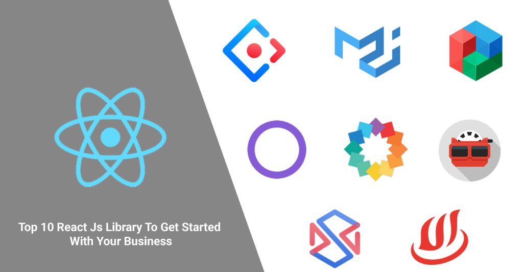 Top 10 React JS Library To Get Started With Your Business